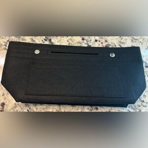 Black felt bag organizer - brand new